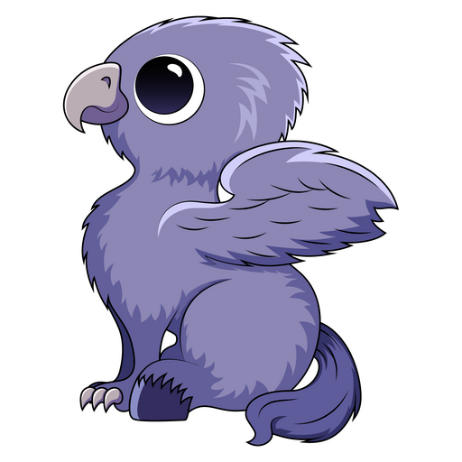 here is a Harry Potter Cute Hippogriff Sticker from the Movies and Series collection for sticker mania