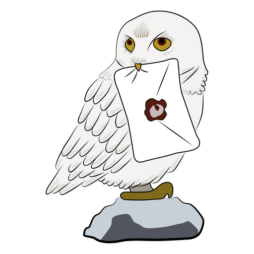here is a Harry Potter Hedwig Sticker from the Harry Potter collection for sticker mania
