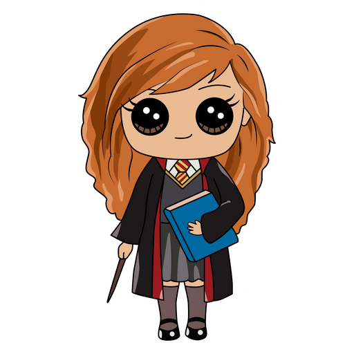 here is a Harry Potter Hermione and Book Sticker from the Harry Potter collection for sticker mania