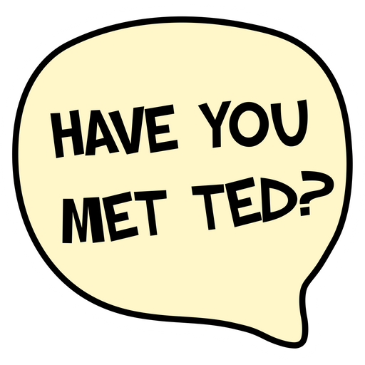 here is a HIMYM - Have You Met Ted Sticker from the Movies and Series collection for sticker mania