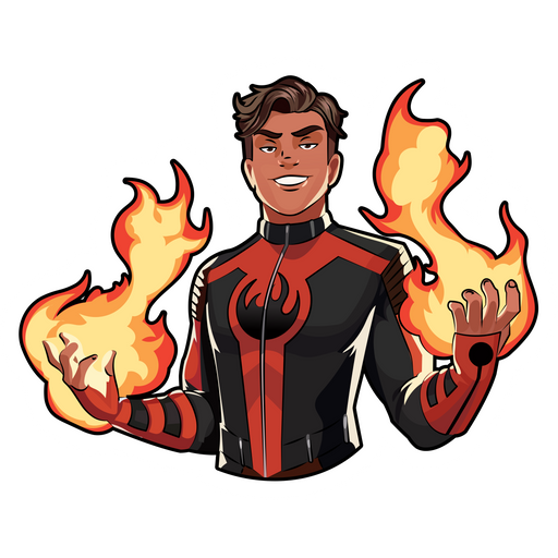 here is a Marvel Rising: Secret Warriors Dante Pertuz Sticker from the Marvel collection for sticker mania