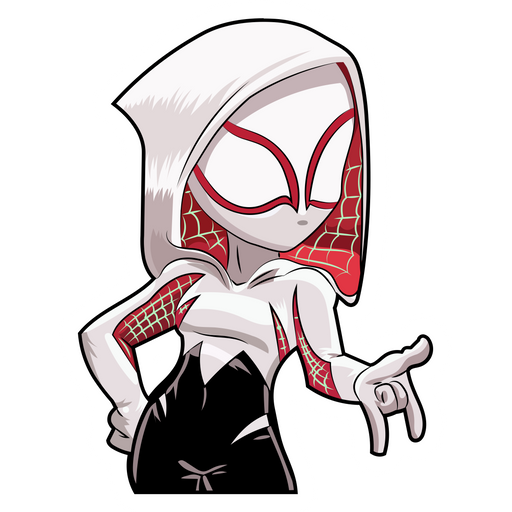 here is a Spider-Man: Into the Spider-Verse Spider-Gwen Sticker from the Movies and Series collection for sticker mania