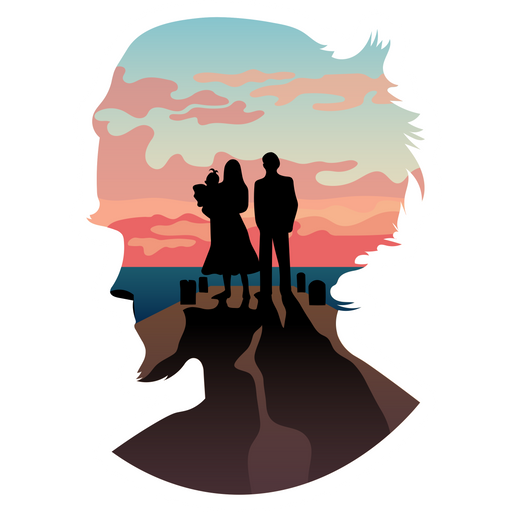 Count Olaf's Silhouette Sticker