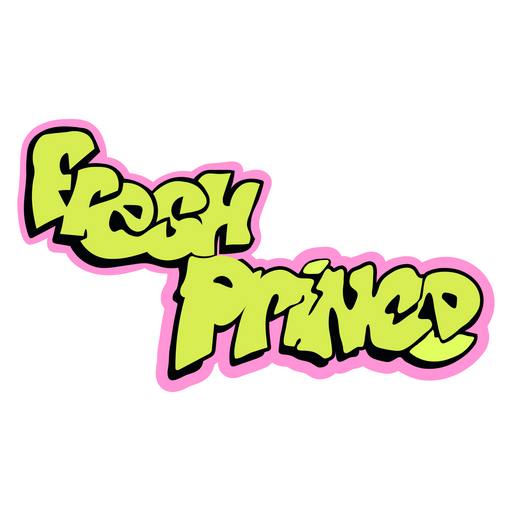 here is a Fresh Prince Logo Sticker from the Movies and Series collection for sticker mania