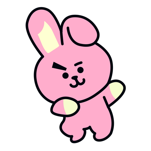 here is a BTS BT21 Cooky Jungkook Sticker from the K-Pop collection for sticker mania