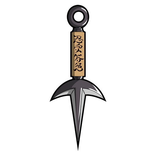 here is a Naruto Flying Thunder God Kunai Sticker from the Naruto collection for sticker mania