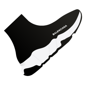 cool and cute Balenciaga Speed Knitted Sneaker Sticker for stickermania