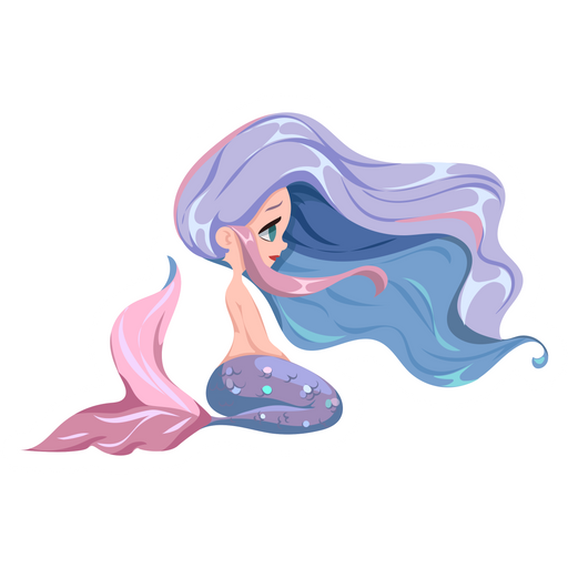 here is a Beautiful Mermaid Sticker from the Cute collection for sticker mania