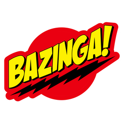 Big Bang Theory Bazinga Sticker - Sticker Mania