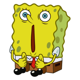Breathing Spongebob - Sticker Mania