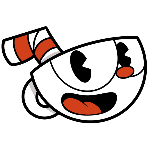 here is a Cuphead Sticker from the Games collection for sticker mania