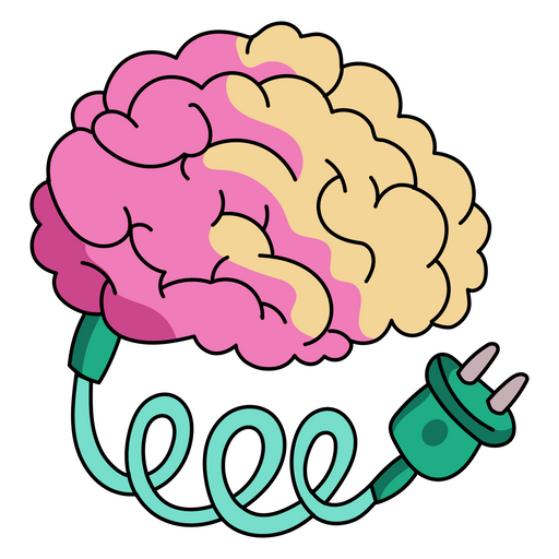 Electrical Brain Sticker