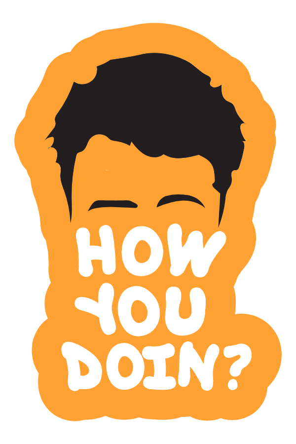 Friends Joey How You Doin Sticker Mania