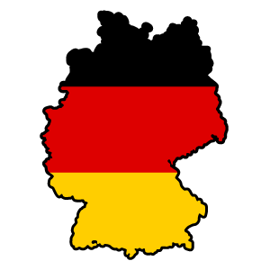 cool and cute Germany Country Flag Sticker for stickermania