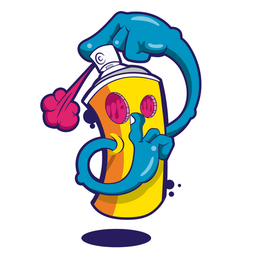 here is a Graffiti Spray Balloon Tss Sticker from the Noob Pack collection for sticker mania