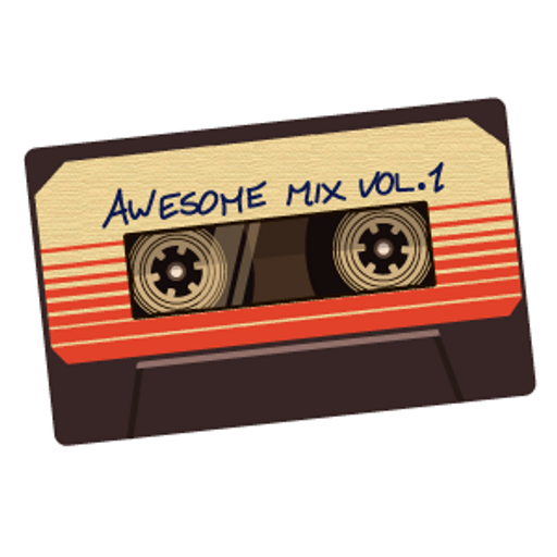 here is a Guardians Of The Galaxy Awesome Mix Vol 1 Sticker from the Noob Pack collection for sticker mania