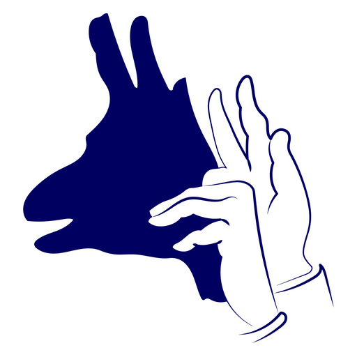 here is a Hand Shadow Reindeer Sticker from the Noob Pack collection for sticker mania