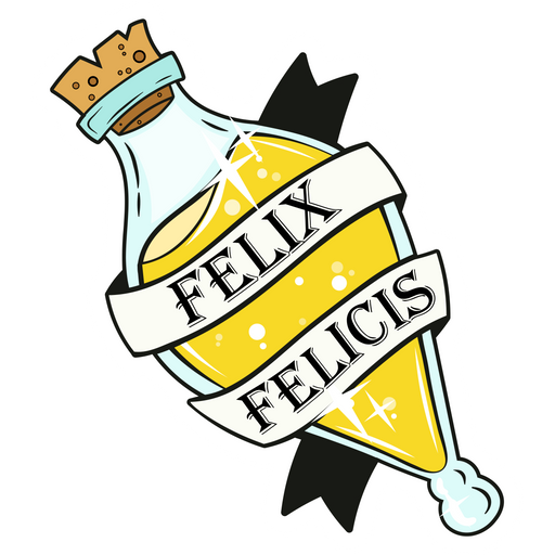 here is a Harry Potter Felix Felicis Potion Sticker from the Harry Potter collection for sticker mania