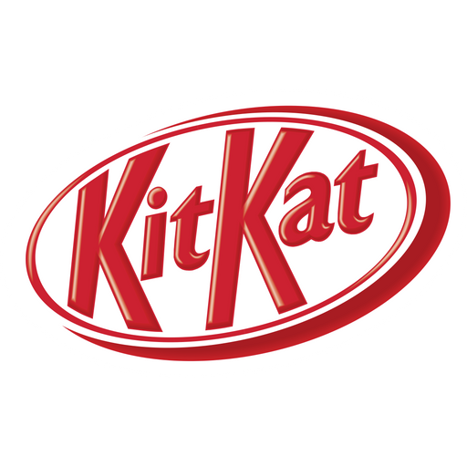 here is a KitKat Sticker from the Logo collection for sticker mania