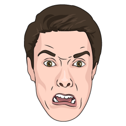 here is a LazarBeam Face from the Youtubers collection for sticker mania