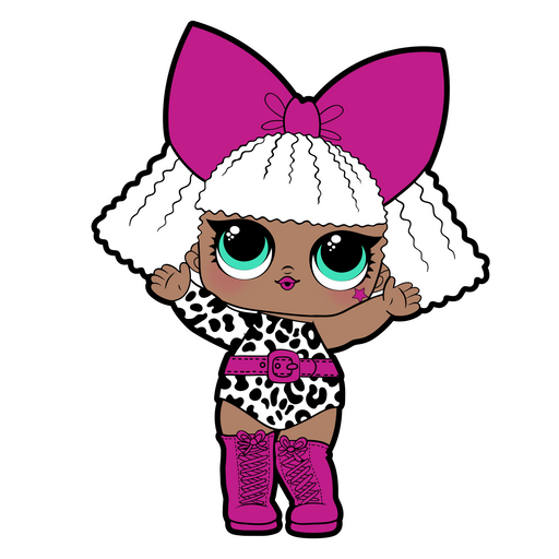 LOL Doll Diva Sticker - Sticker Mania