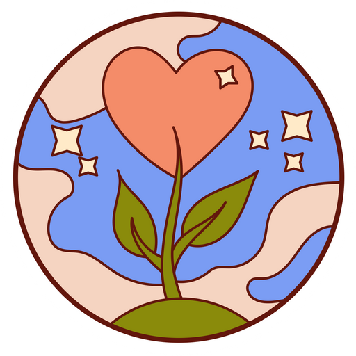 here is a Love Planet Sticker from the Noob Pack collection for sticker mania