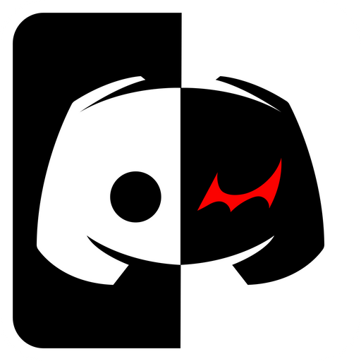 Monokuma Discord Logo Sticker