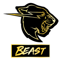 MrBeast Gold Logo - Sticker Mania