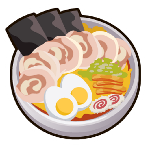 here is a Narutomaki Naruto Ramen from the Naruto collection for sticker mania