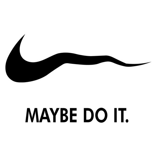 here is a Nike Maybe Do It Sticker from the The Lion King collection for sticker mania