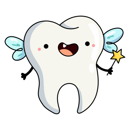 Tooth Fairy Plush Sticker