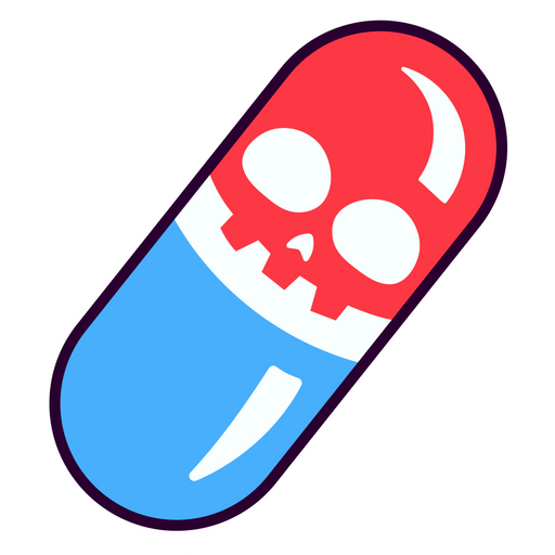 here is a Poison Pill Sticker from the Noob Pack collection for sticker mania