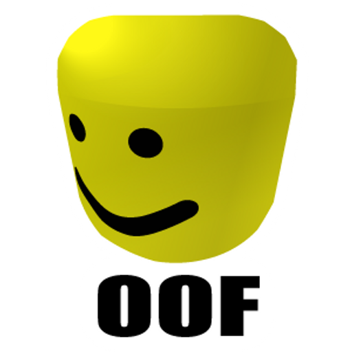 here is a Roblox Noob Head Oof Sticker from the Games collection for sticker mania