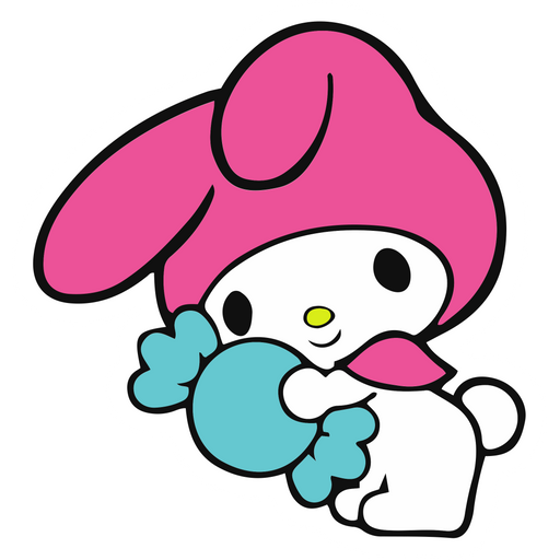 here is a Sanrio My Melody Loves Candy Sticker from the Sanrio collection for sticker mania