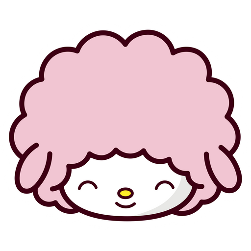here is a Sanrio My Sweet Piano Smile Sticker from the Sanrio collection for sticker mania