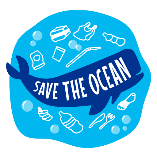 here is a Save the Ocean Sticker from the Noob Pack collection for sticker mania