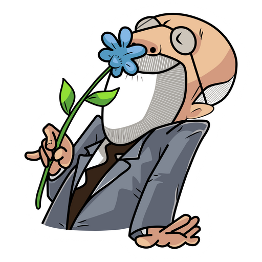 here is a Sigmund Freud Sticker from the Noob Pack collection for sticker mania