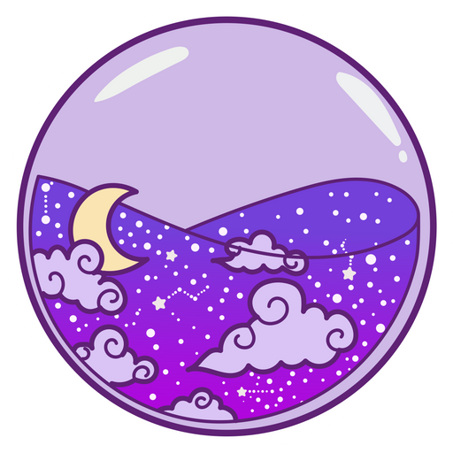 here is a Space Magic Ball Sticker from the Outer Space collection for sticker mania
