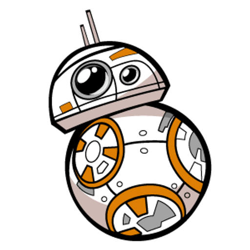 Star Wars BB-8 Sticker - Sticker Mania