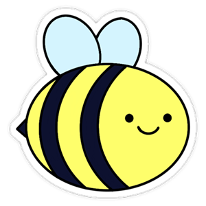 cool and cute Adventure Time - Bee for stickermania