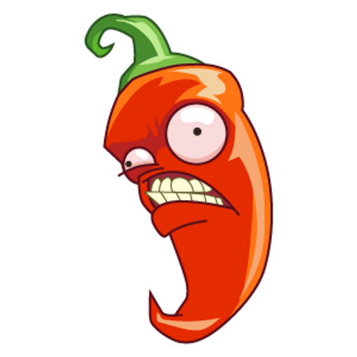 here is a Plants vs. Zombies Jalapeno Sticker from the Games collection for sticker mania