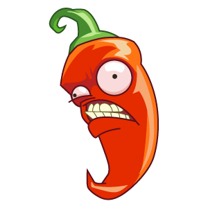 cool and cute Plants vs. Zombies Jalapeno Sticker for stickermania