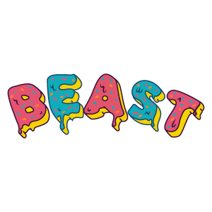 Mrbeast Frosted Beast Logo Sticker Mania