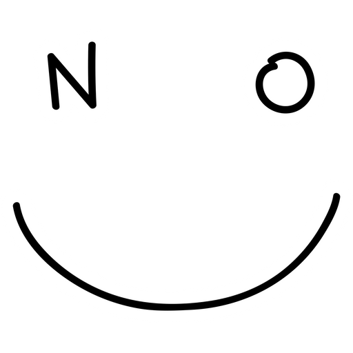 here is a No Smiles Sticker from the Noob Pack collection for sticker mania