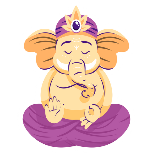here is a Ganesha Sticker from the Noob Pack collection for sticker mania