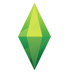 cool and cute The Sims Green Plumbob Sticker for stickermania