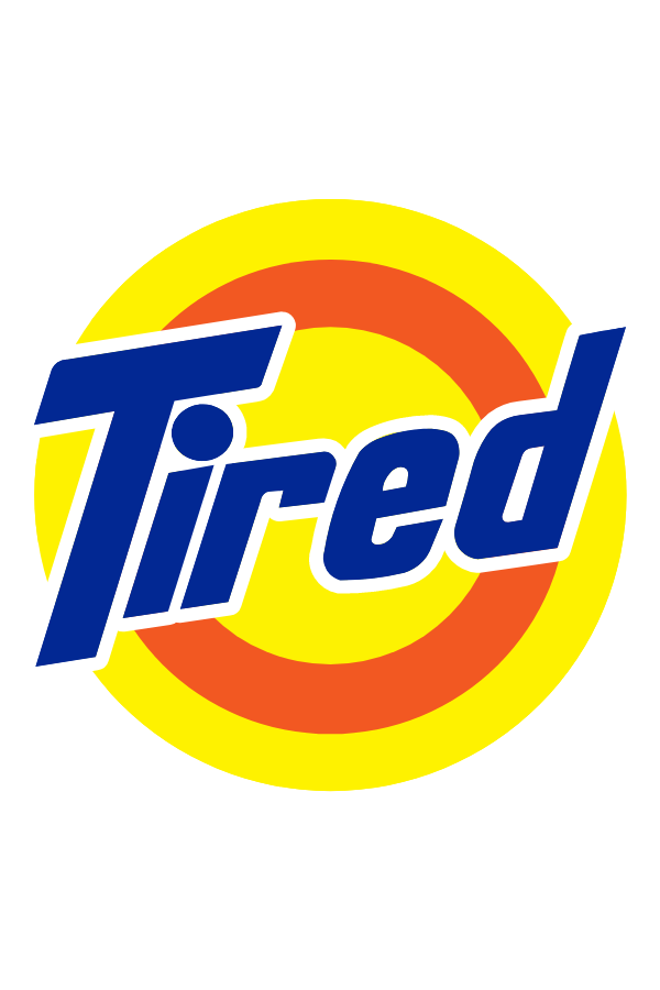 Tired Tide Logo Sticker - Sticker Mania