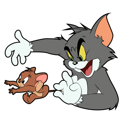 here is a Tom and Jerry Sticker from the Tom and Jerry collection for sticker mania