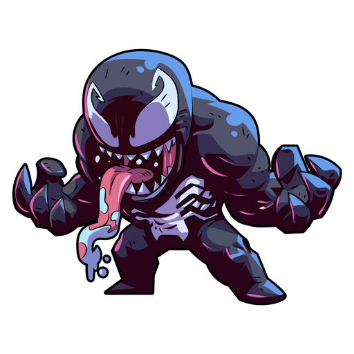 here is a Venom Wicked Sticker from the Movies and Series collection for sticker mania