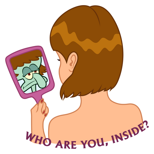 here is a Who Are You, Inside? Sticker from the Noob Pack collection for sticker mania